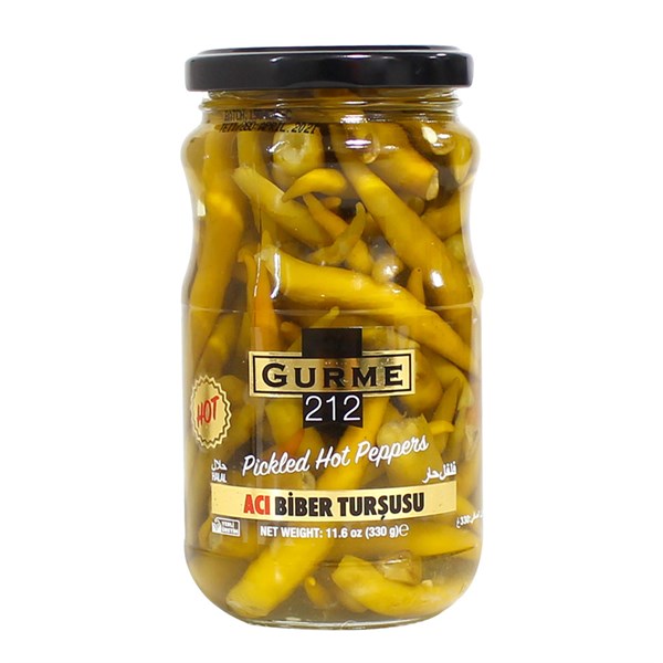 Gurme 212 Pickled Hot Pepper 330gr