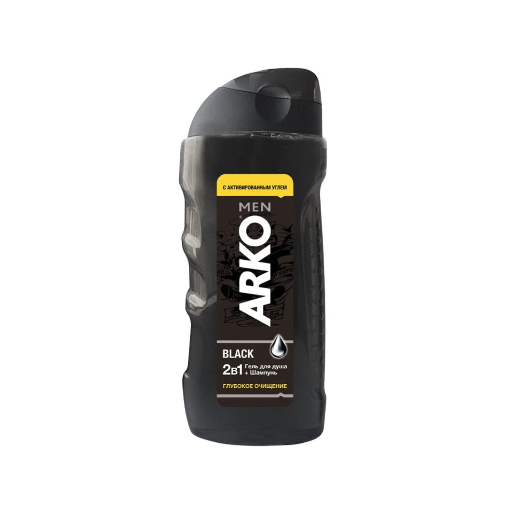 Arko 2in1 Shower Gel and Shampoo Black 260ml