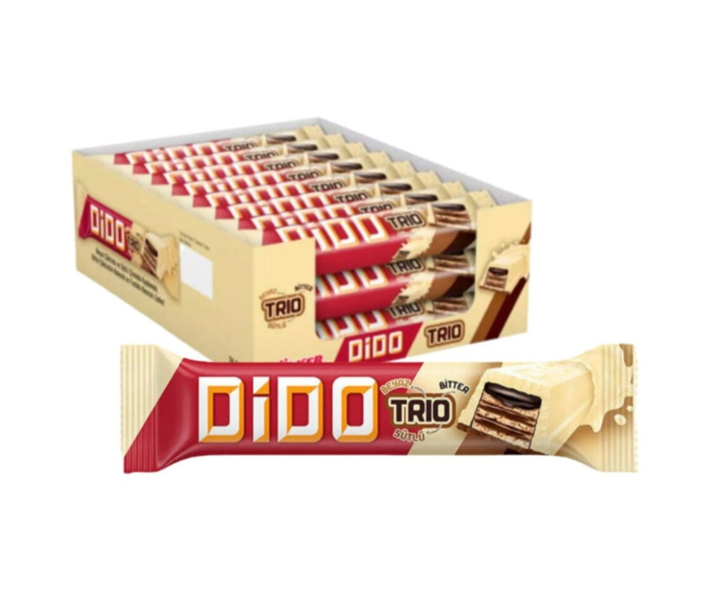 Ulker Dido Trio Chocolate Wafer 35gr Case of 24