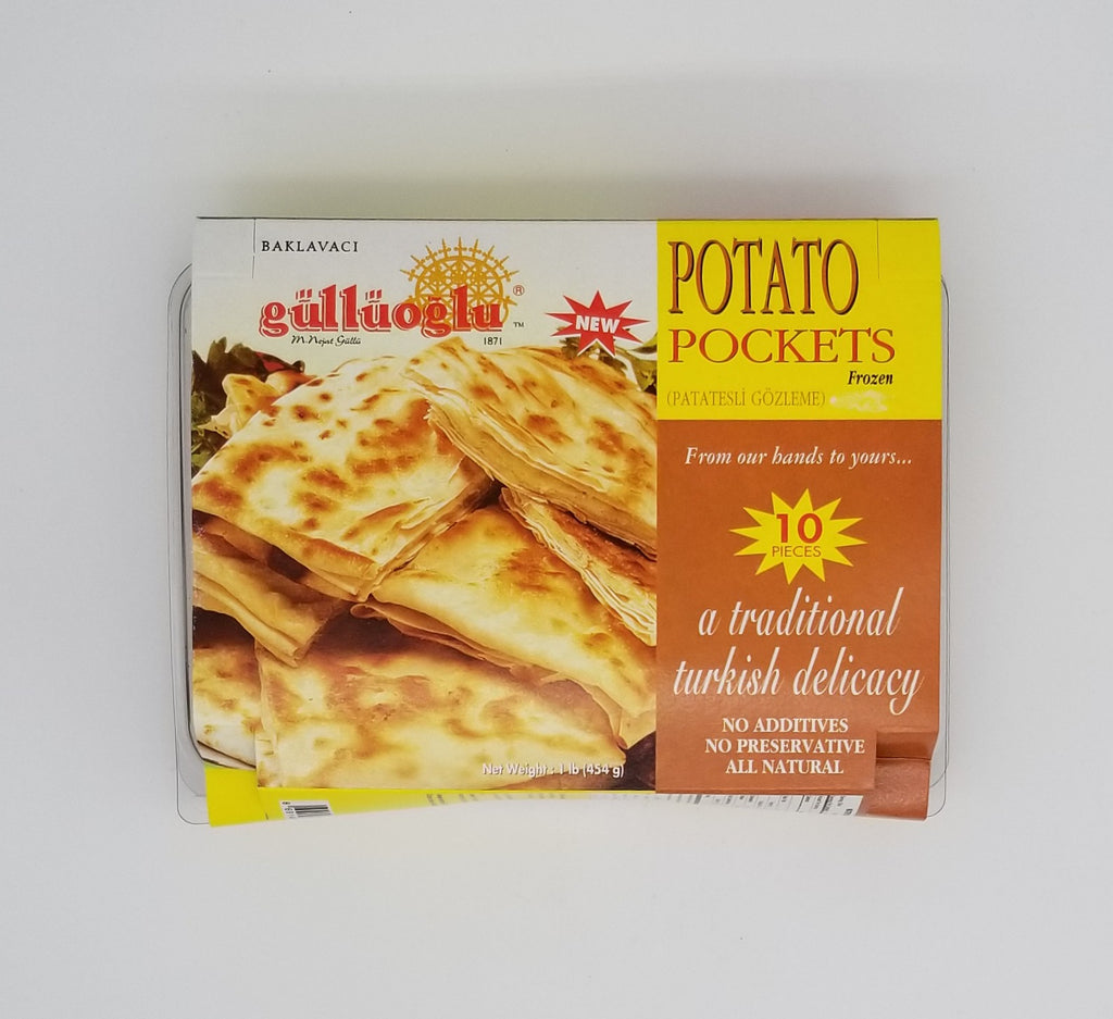 Gulluoglu Potato Pockets 10 pieces 454gr (Gozleme) FROZEN