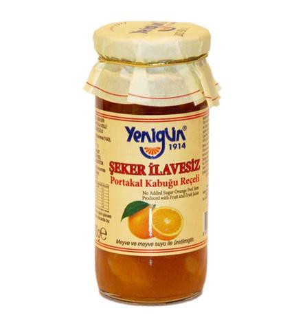 Yenigun Bitter Orange Peel Jam No Added Sugar 290gr