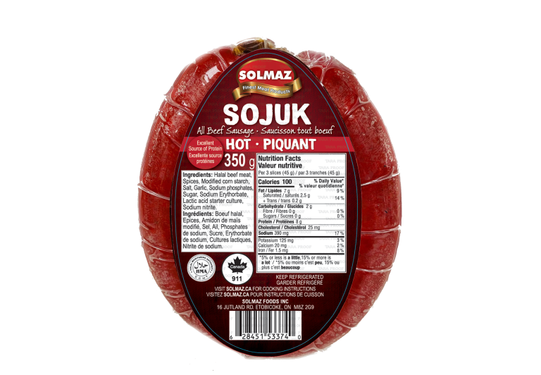 Solmaz Mild Beef Sojuk (Halal) 2 x 450 900 g