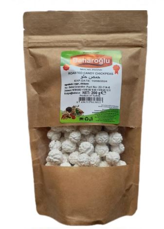 Baharoglu Candy Covered Chickpeas Leblebi 200gr