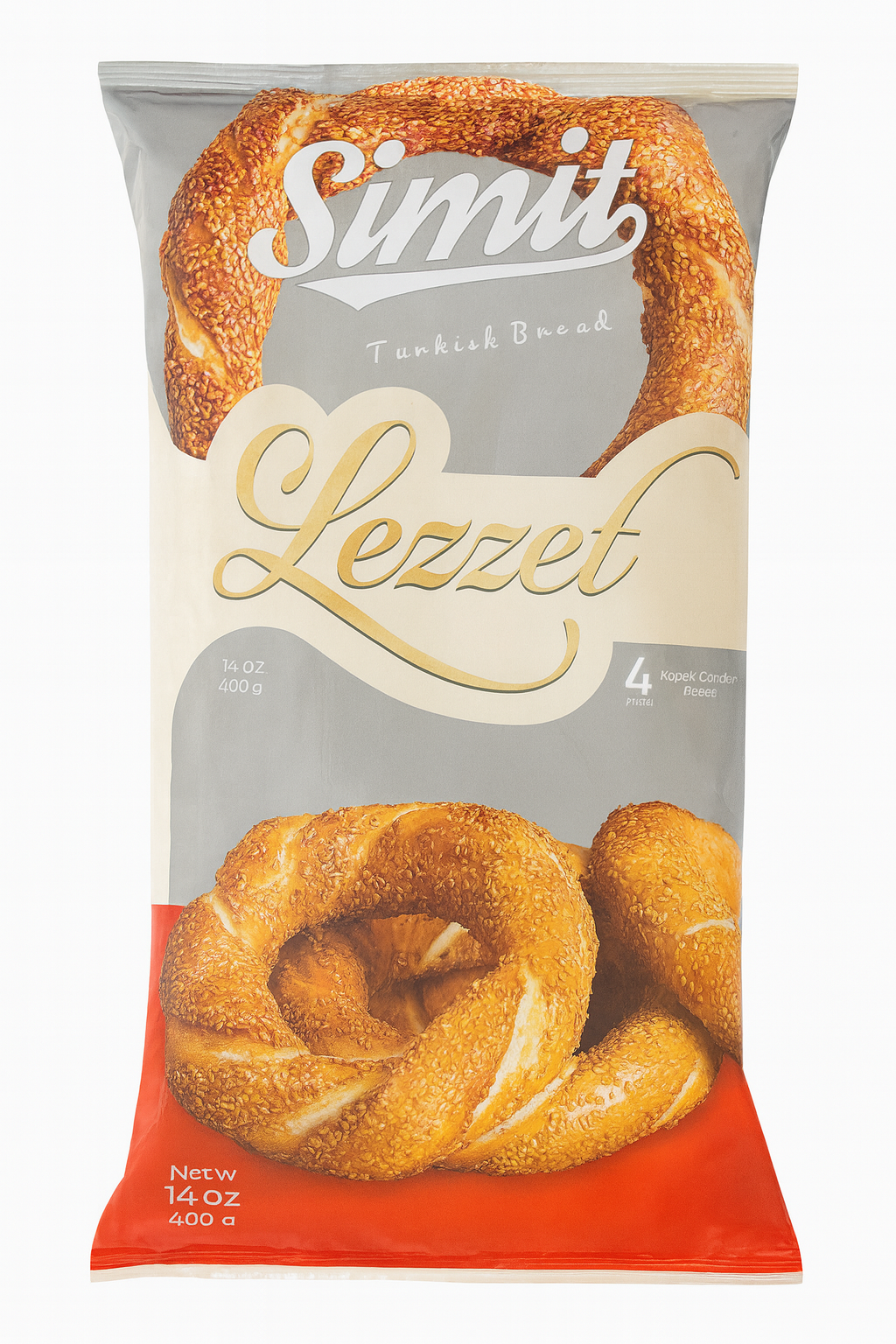 Lezzet Simit (4 Pieces) – Baked &amp; Frozen