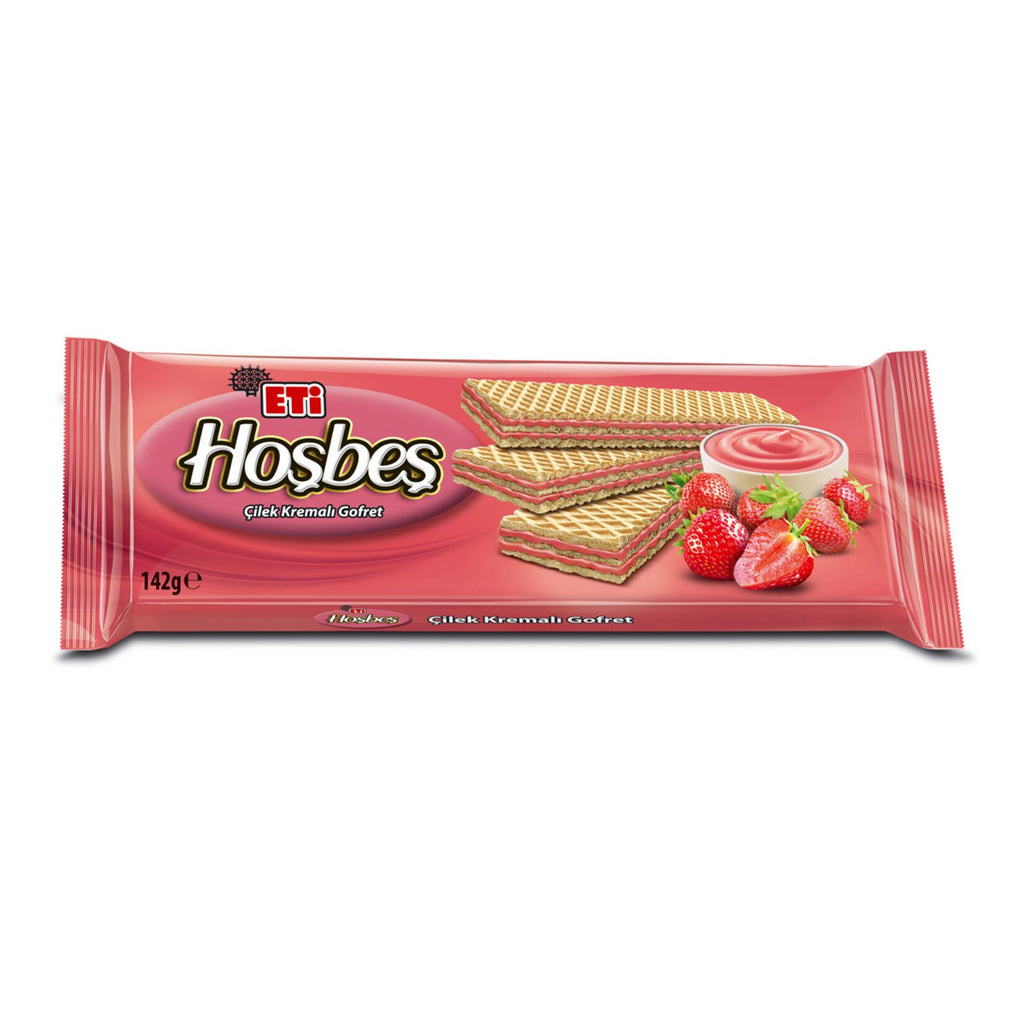 Eti Hosbes Wafer with Strawberry Cream 142gr