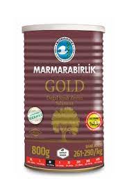 Marmarabirlik Black Olives, Tin 800gr GOLD SUPER %2.5 Salt