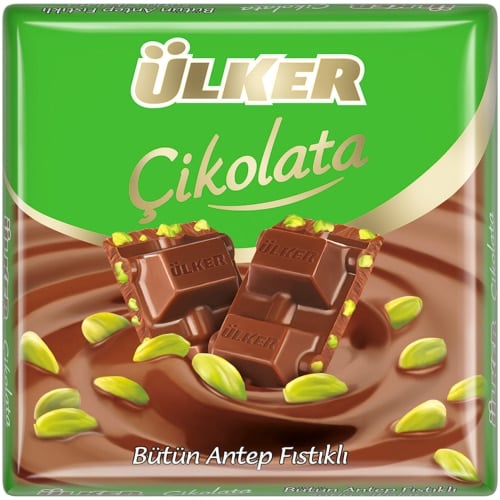 Ulker Milk Chocolate with Pistachio 65gr