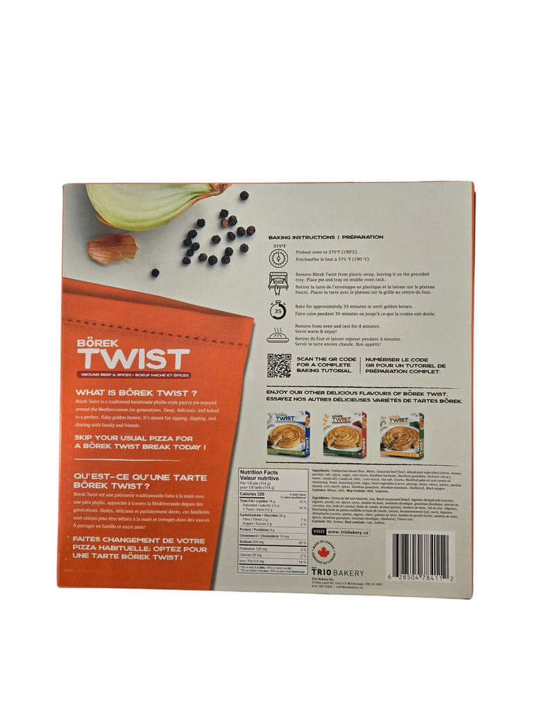 Trio Ground Beef & Spice Börek Twist 908gr