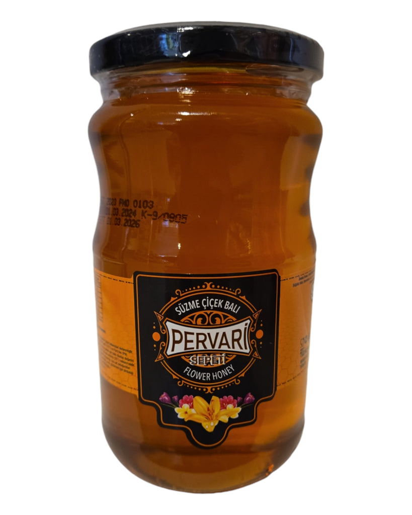 Pervari Flower Honey Glass Jar 460gr