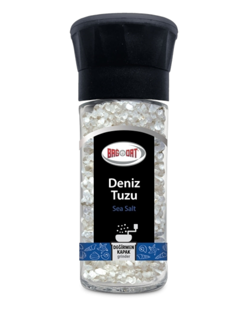 Bagdat Sea Salt Grinder Deniz Tuzu Degirmen Kapak 110gr