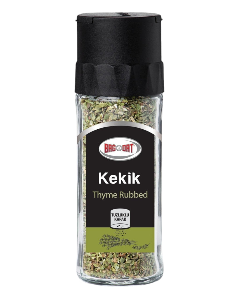 Bagdat Dried Thyme Glass Shaker Kekik Tuzluk 13gr