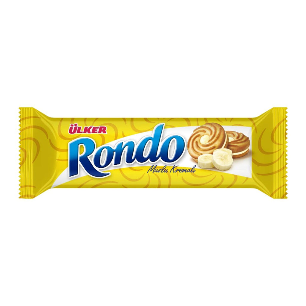 Ulker Rondo Sandwich Biscuit with Banana Cream 61gr