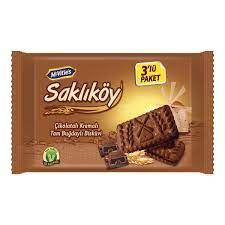 Ulker Saklikoy with Chocolate Pack of 3 x 87gr