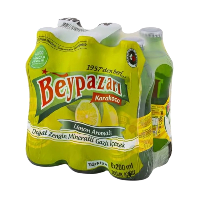 Beypazari Lemon Mineral Water (200ml x 6 pieces)