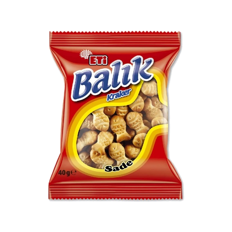 Eti Balik Crispy Fish Shaped Cracker 85g