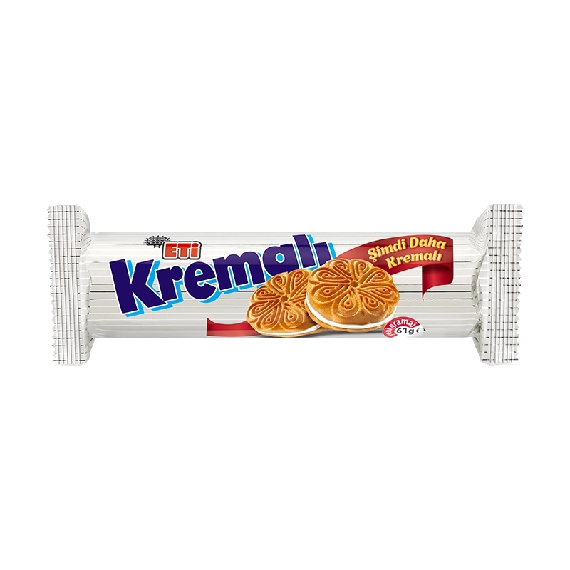 Eti Kremali Cream-Filled Sandwich Cookies 61g