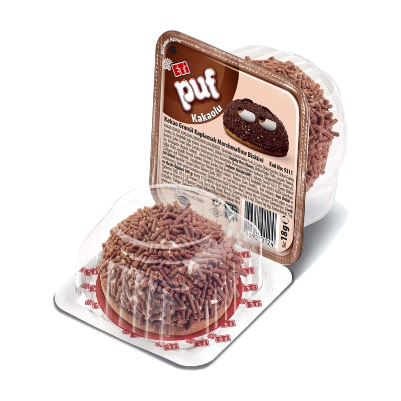Eti Puf Marshmallow Cookie Cocoa Sprinklers 18g