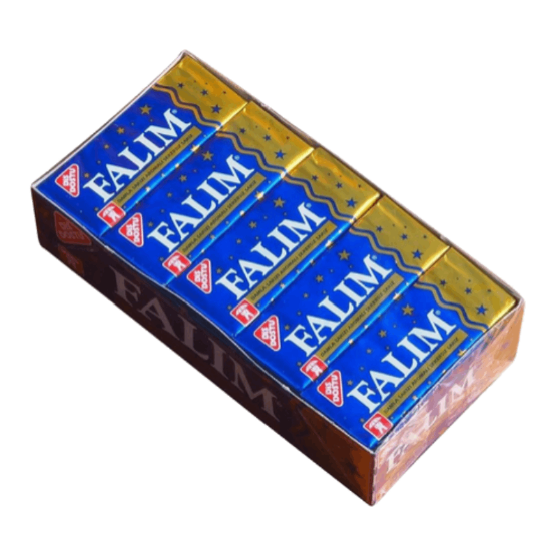 Falim Sugarless Plain Gum (20 Pack x 5 Pieces)
