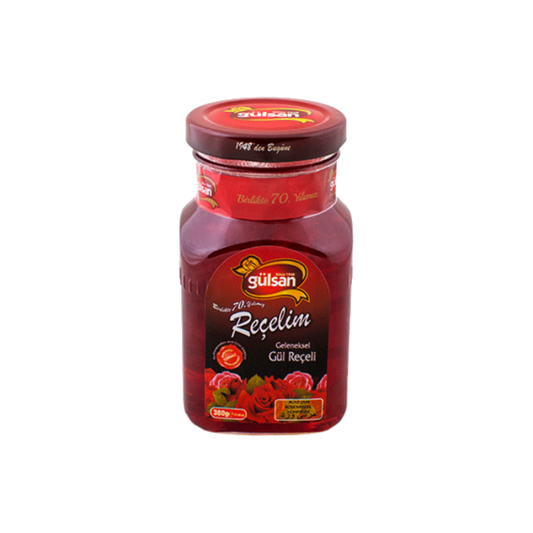Gulsan Rose Jam in Glass Jar 380g | Gül Reçeli