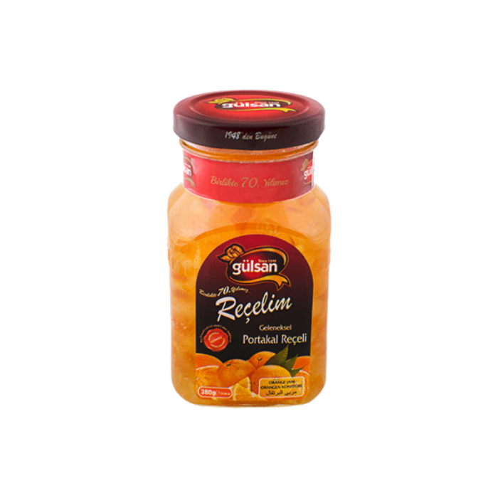 Gulsan Orange Jam in Glass Jar 380g