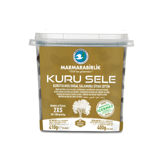 Marmarabirlik Kuru Sele Black Olives 2XS 400g