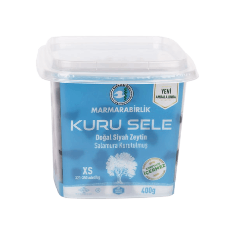 Marmarabirlik Kuru Sele Black Olives XS 400g