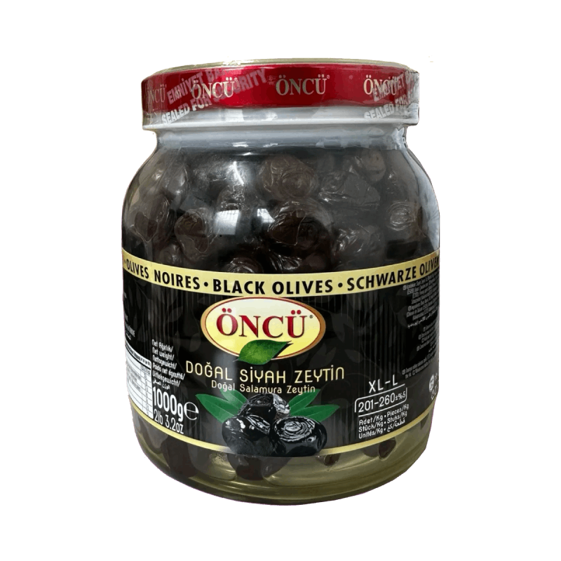 Oncu XL-L Black Olives 1 Kg