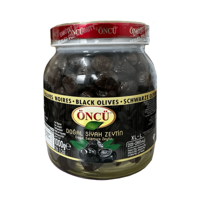Oncu XL-L Black Olives 1 Kg