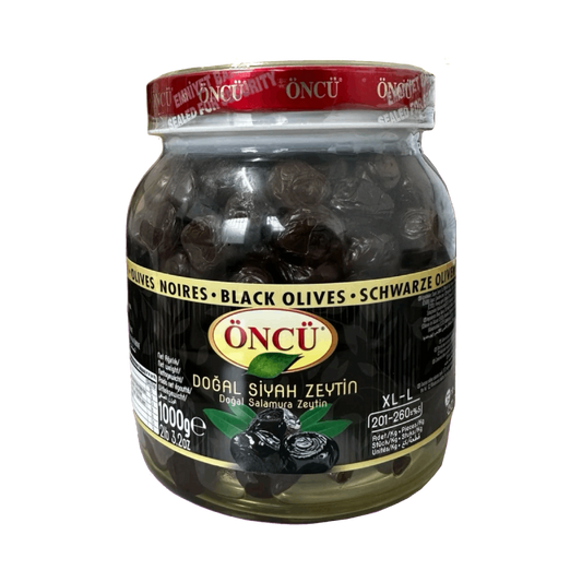Oncu XL-L Black Olives 1 Kg