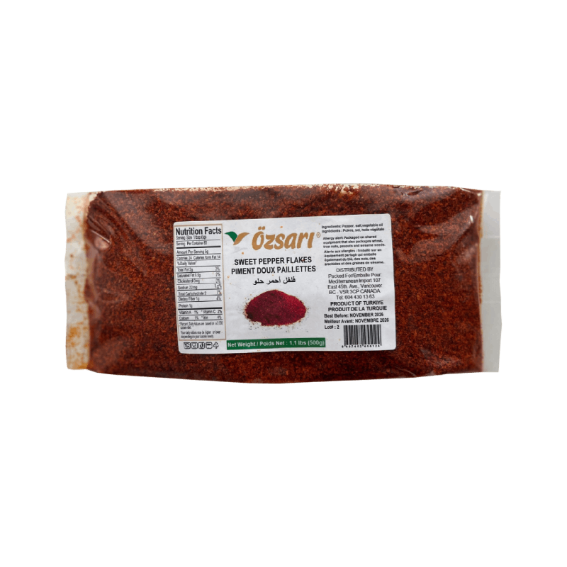 Ozsari Red Pepper Flakes (Sweet) 500g