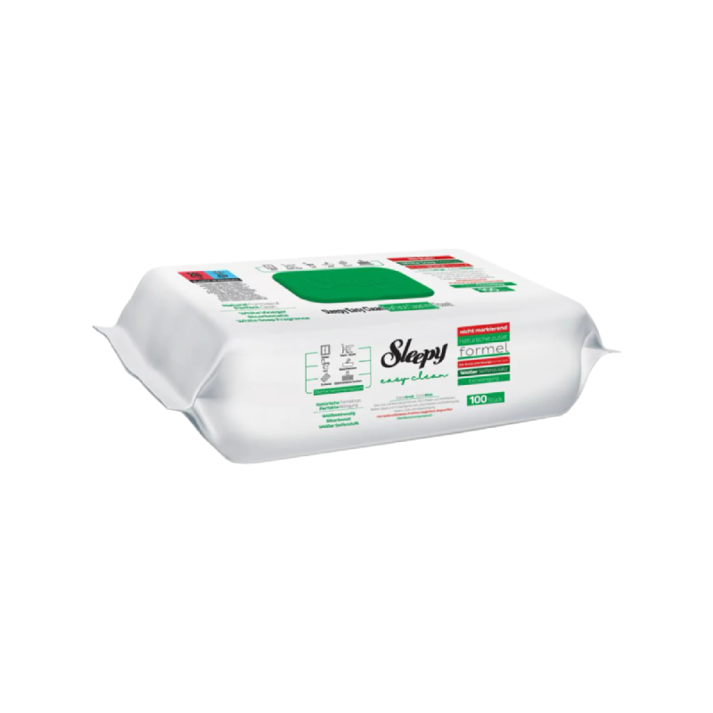 Sleepy Easy Clean White Soap Wipesgeen (100Pcs)