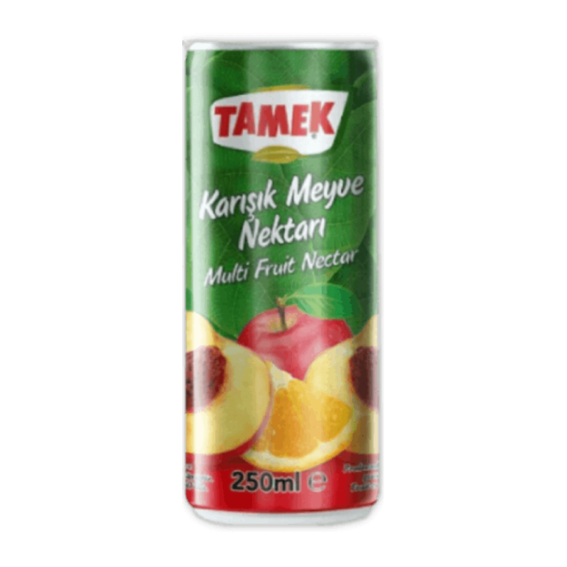TAMEK Mix Fruit Nectar | TAMEK Karışık Meyve Nektarı 250 ml