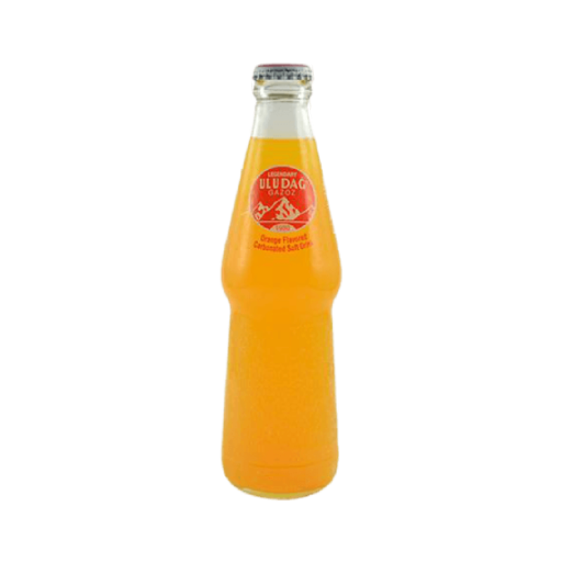Uludag Orange Flavored Carbonated Beverage 250ml (6 pieces)