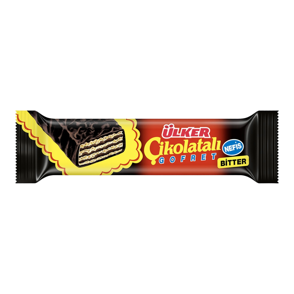 ULKER Çikolatalı Gofret (Bitter) 39g
