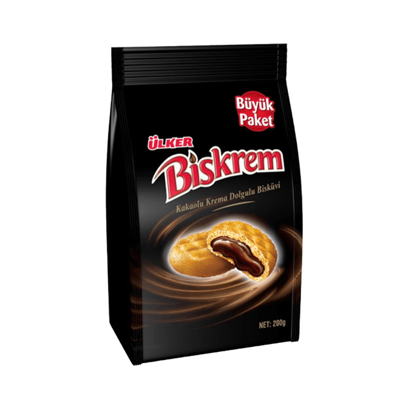 Ulker Biskrem Cocoa & Cream Cookies 200g
