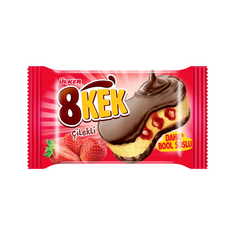 Ulker 8 Kek Strawberry Cake 55g