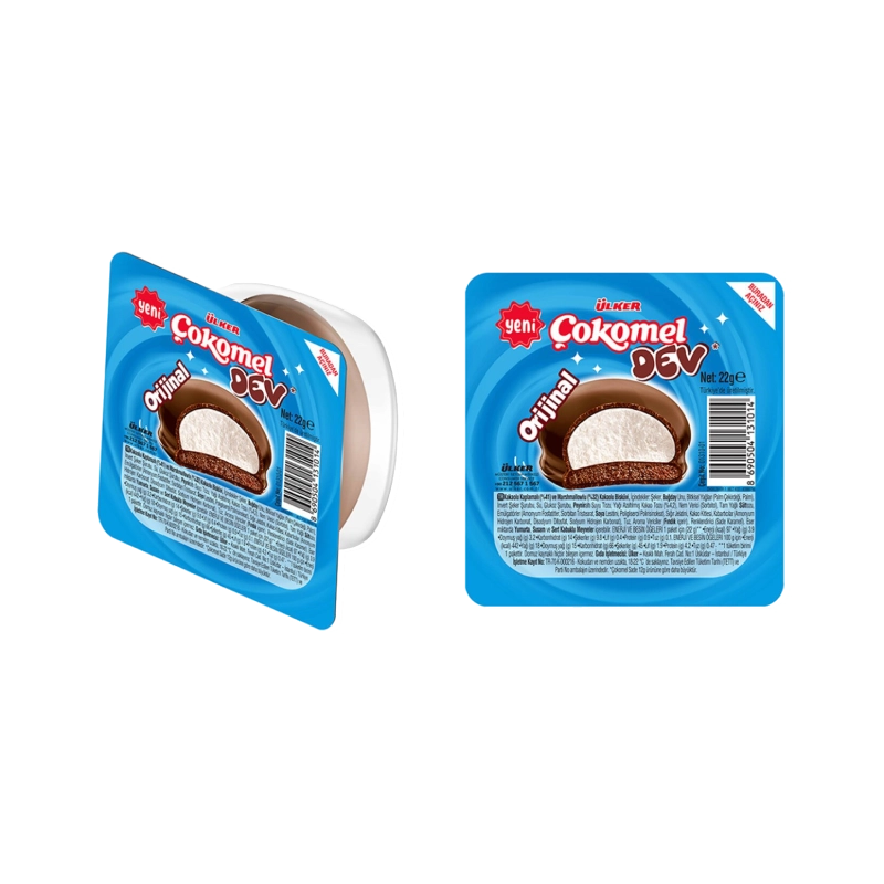 Ulker Cokomel Dev Marshmallow Cookie 22g