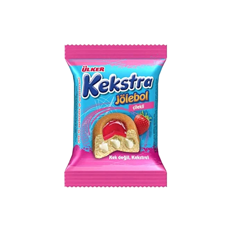 Ulker Kekstra Jolebol Strawberry Cake 40g