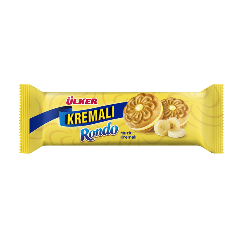 Ulker Kremali Banana Sandwich Cookies 61g