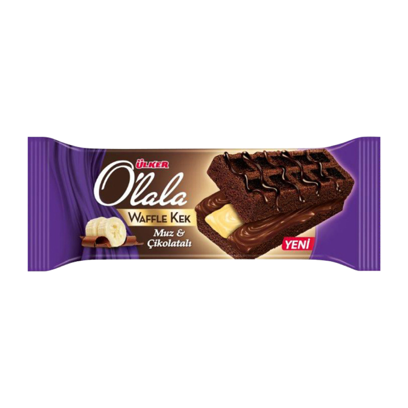 Ulker Olala Chocolate & Banana Waffle Cake