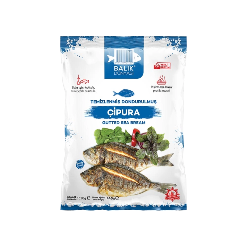 Cupra-cipura Sea Bream Gutted 550g