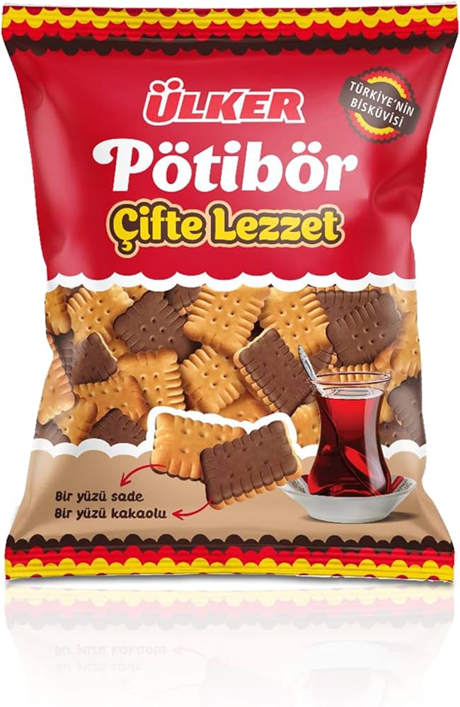 Ulker Mini Petit Beurre with Plain and Cocoa 150gr