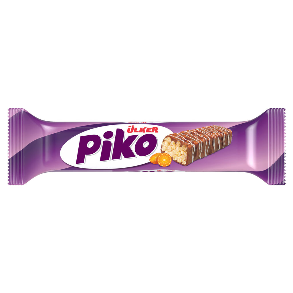 Ulker Piko Orange Flavoured Crisped Rice Chocolate 18gr