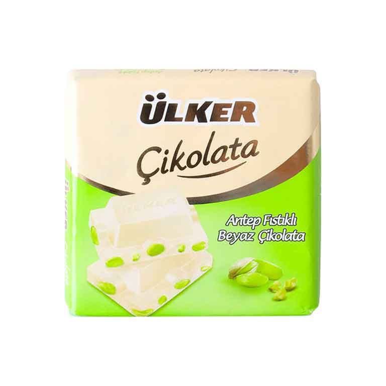 Ulker White Chocolate with Pistachio 65gr