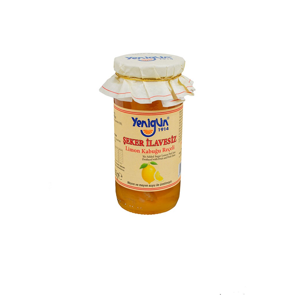 Yenigun Lemon Peel Jam No Added Sugar 290gr