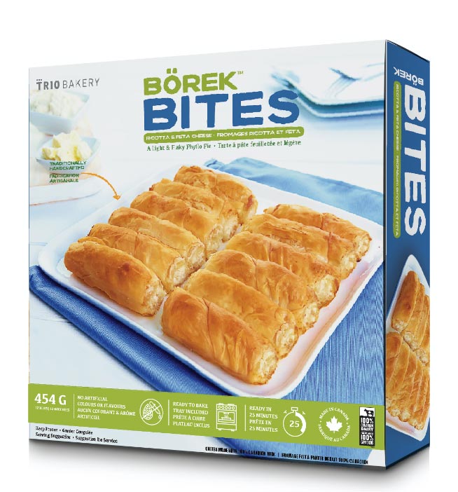 Trio Ground Ricotta & Feta Cheese Börek Bites 454gr