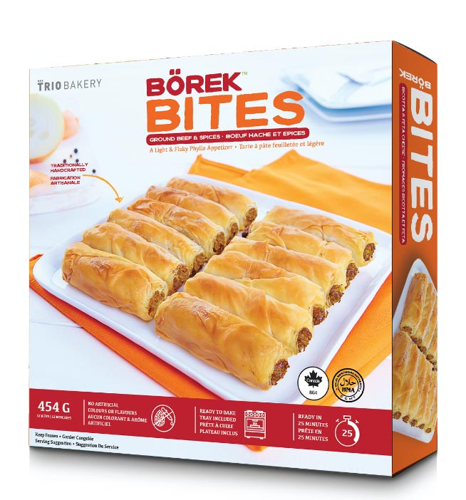 Trio Ground Beef & Spice Börek Bites 454gr