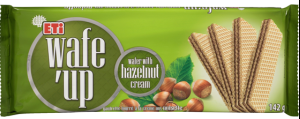 Eti Wafe Up Wafer with Hazelnut Cream 142gr