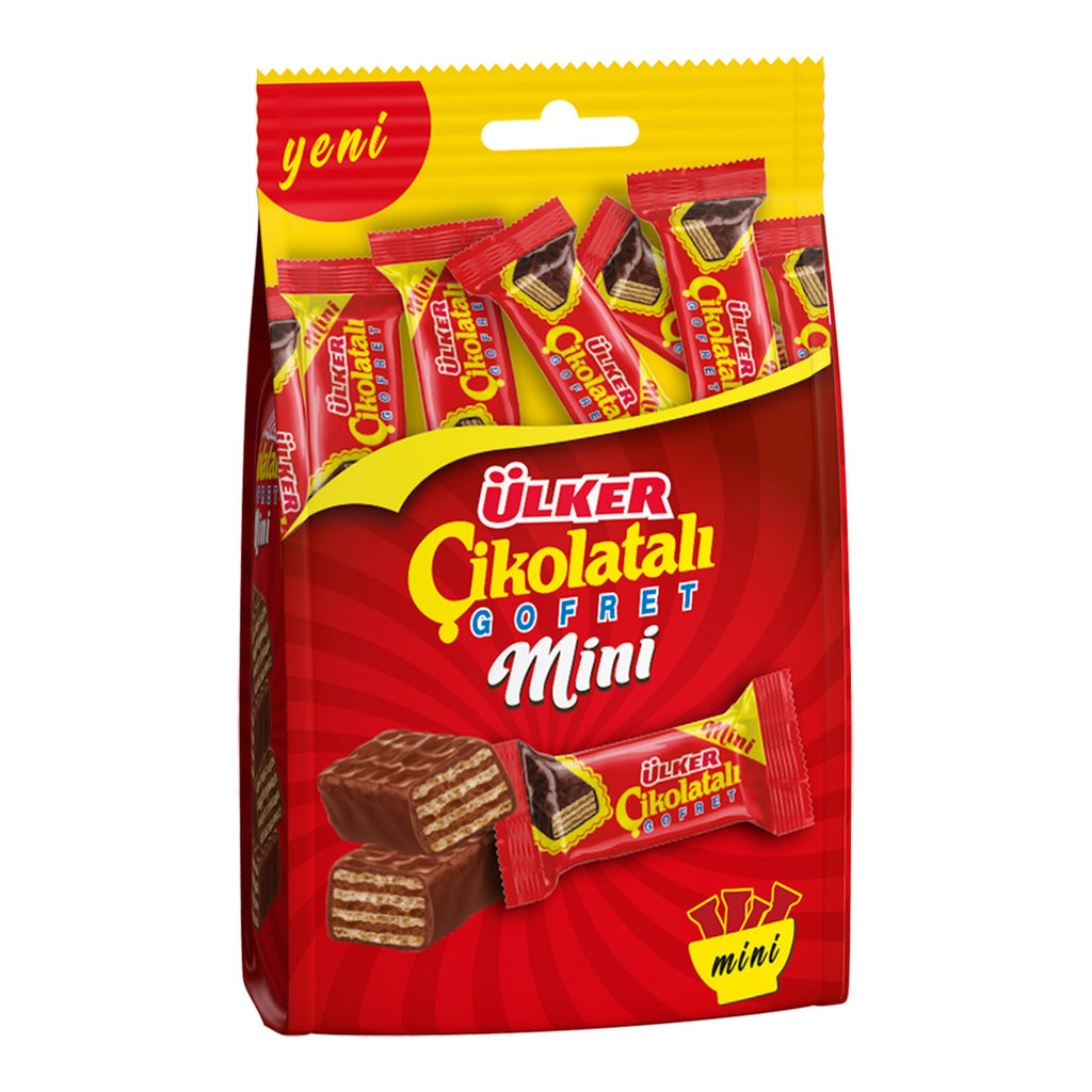 Ulker Gofret Milk Chocolate Coated Wafer MINI Bag 82gr