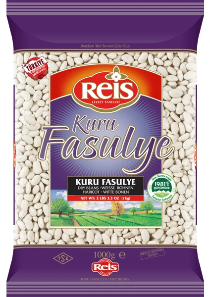 Reis Dry Beans Kuru Fasulye 1kg